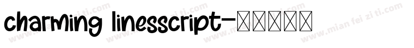 charming linesscript字体转换